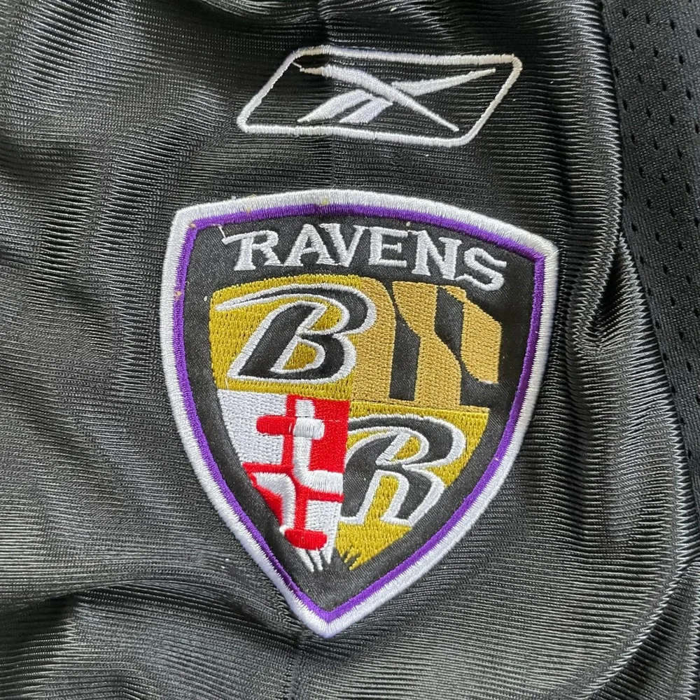 Cropped Cut Off Reebok Mens 52 Baltimore Ravens Joe Flacco 5‎ Jersey Black R700A